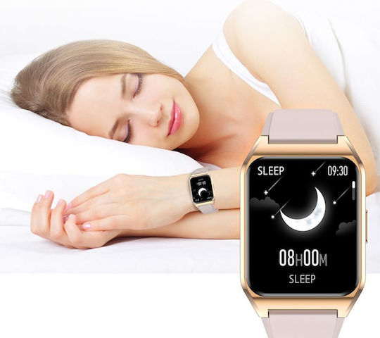 Rubicon Rnce89 Stainless Steel 37mm Smartwatch with Heart Rate Monitor (Multicolour)
