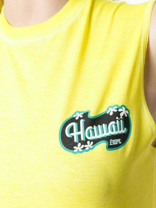 Women's Athletic Blouse Sleeveless Yellow