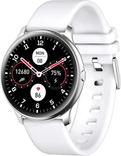 G.Rossi SG003A 45mm Smartwatch mit Pulsmesser (Schwarz)