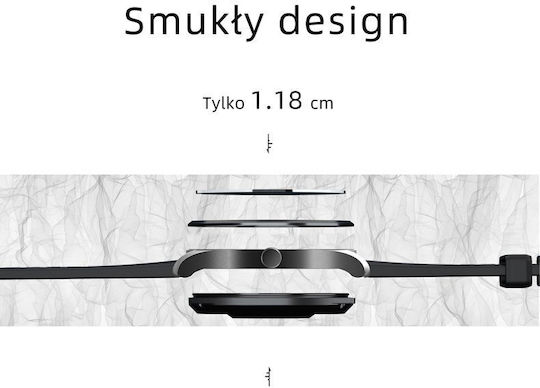 G.Rossi Sg007e Smartwatch με Παλμογράφο (Πολύχρωμο)