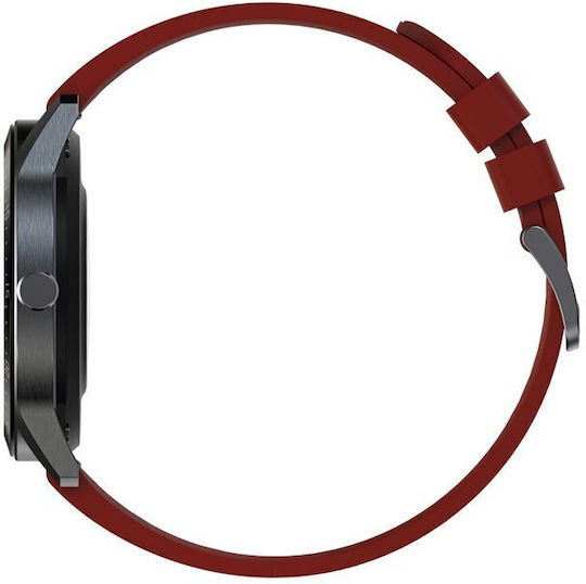 G.Rossi SG012D 45mm Smartwatch mit Pulsmesser (Rot)