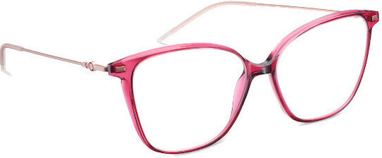 Lool Eyeglass Frame Butterfly Burgundy MIRZAM-BXPG-54