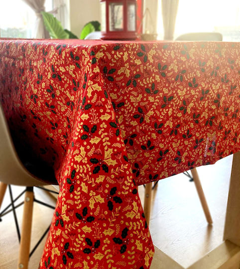 Decotelia Tischdecke mit Blumen & Zweigen
