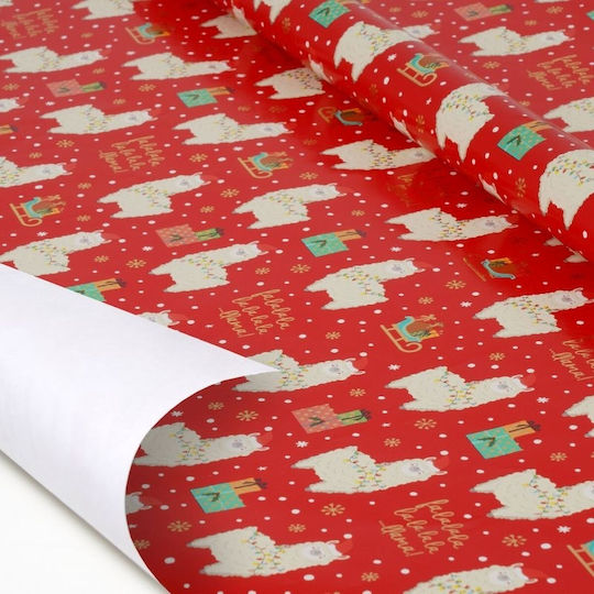 Legami Milano Geschenkverpackung Rotes Einwickelpapier