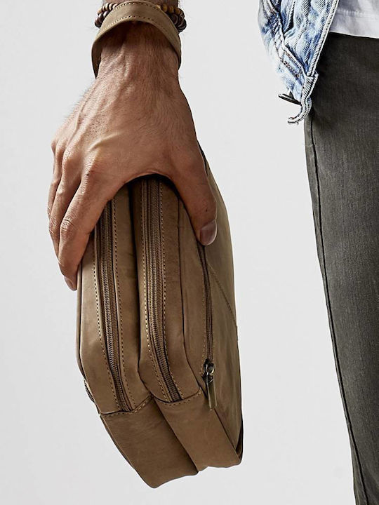 Magazin online pentru bărbați Piele Bum Bag pentru Talie Kaki