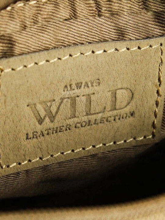Leather Waist Bag Khaki
