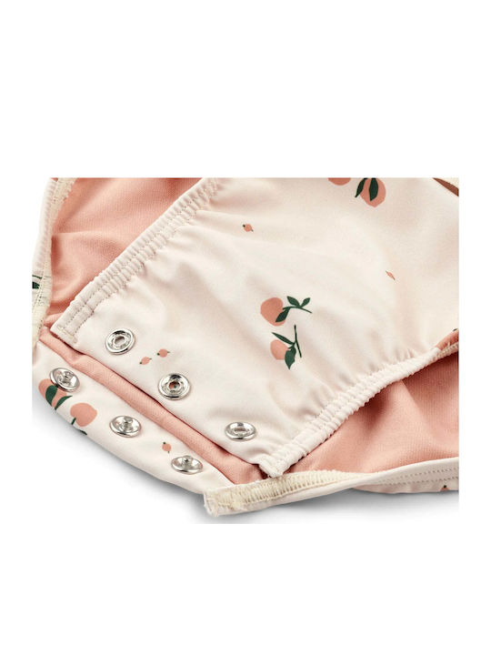 Liewood Amina Παιδικό Μαγιό Ολόσωμο Peach/Sea shell.