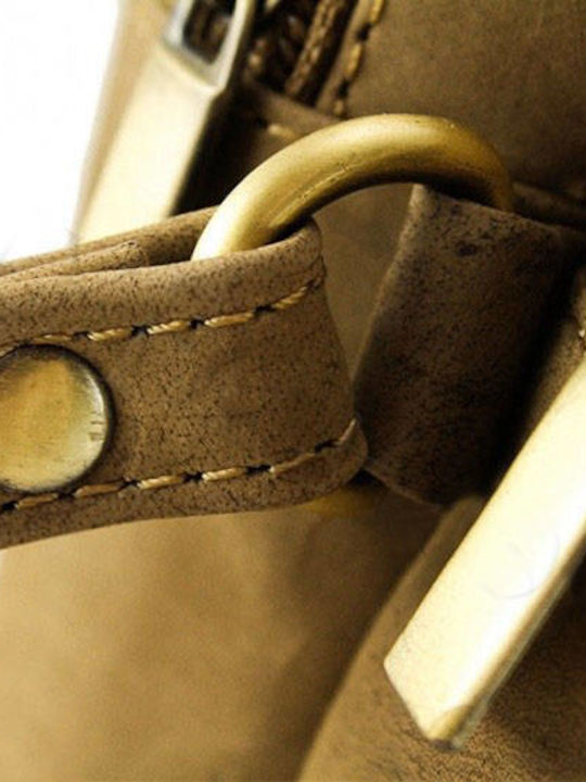 Leather Waist Bag Khaki