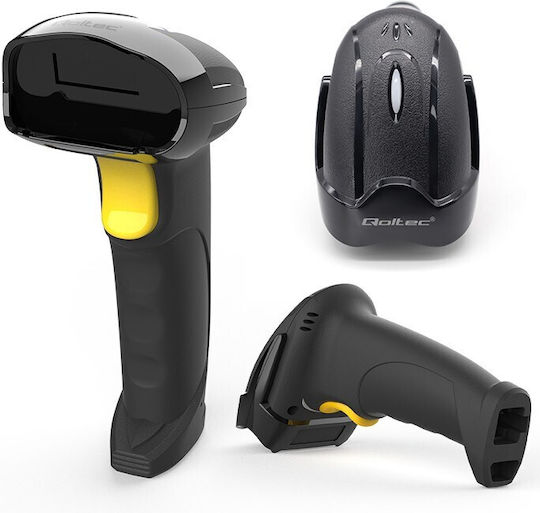 Qoltec Scanner Χειρός Ασύρματο με Δυνατότητα Ανάγνωσης 2D και QR Barcodes