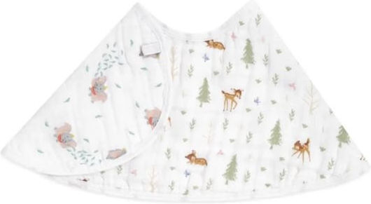 Aden + Anais Bib Fabric White