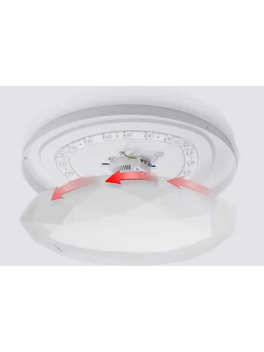 Aigostar Round LED Panel 20W with Cool White Light 6500K