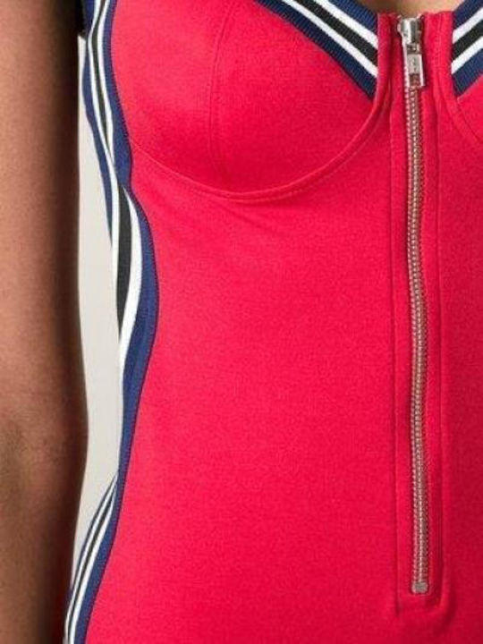 Summer Mini Evening Dress Red