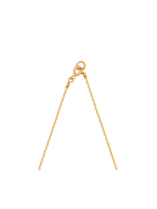 Abadianakis Necklace Talisman from Gold Plated Silver