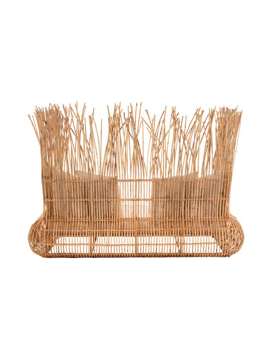 Zephyr Διθέσιος Καναπές Εξωτερικού Χώρου Rattan με Μαξιλάρια 200x120x142cm