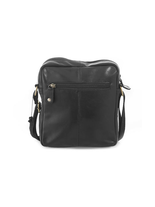 V-store Leather Men's Bag Shoulder / Crossbody Black