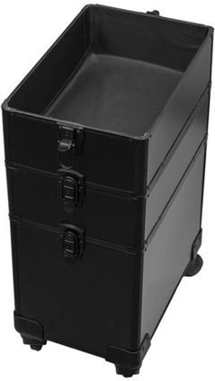 UpLac Metallic Cosmetic Case Black H70xW36xD25cm