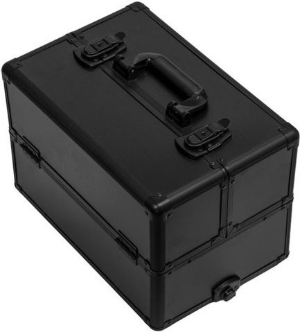 UpLac Metallic Cosmetic Case Black H70xW36xD25cm