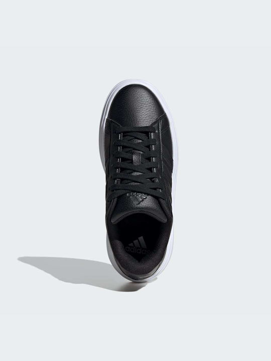 Adidas Grand Court Platform Γυναικεία Sneakers Μαύρα