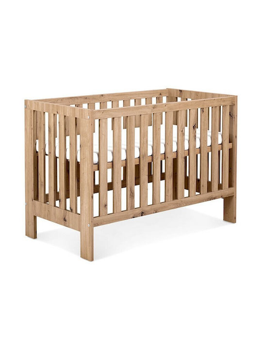 Klups Babybett Amelia Ii Braun für Matratze 60x120cm