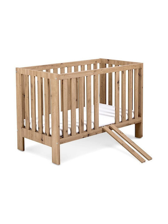 Klups Babybett Amelia Ii Braun für Matratze 60x120cm