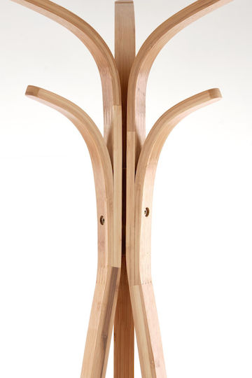 Diommi Καλόγερος Ξύλινος Μπεζ 52x52x177cm