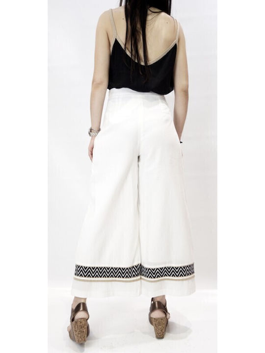 Damen Stoff Hose Beige