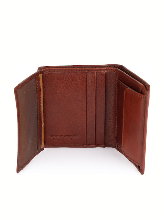 Leather Men's Wallet Classic Brown