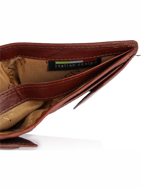 Leather Men's Wallet Classic Brown
