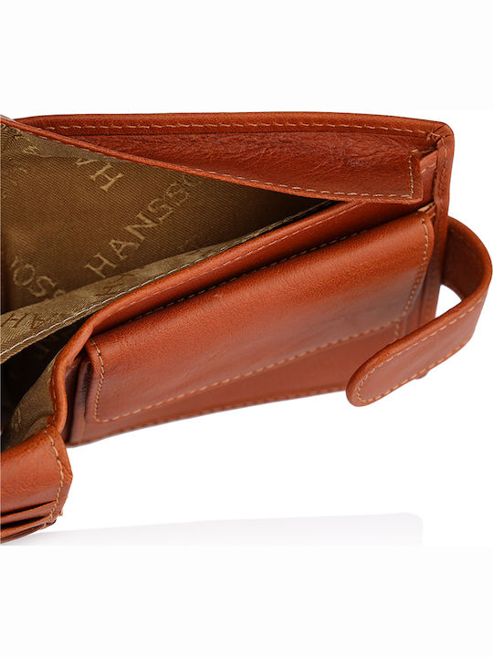Leather Men's Wallet Classic Tabac Brown