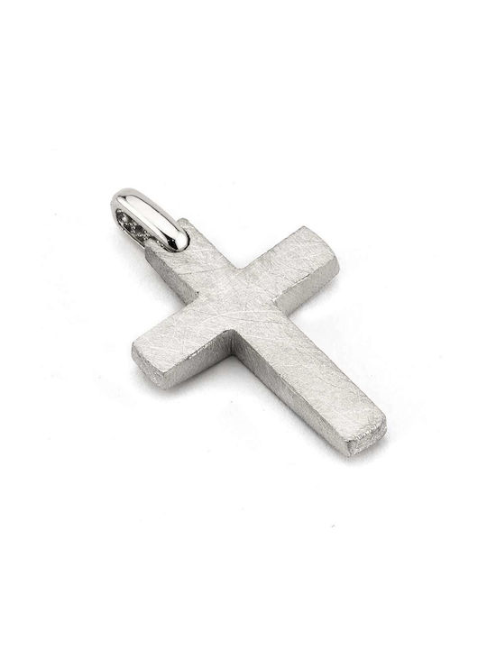 Goldsmith Men's White Gold Cross 14K Double Sided