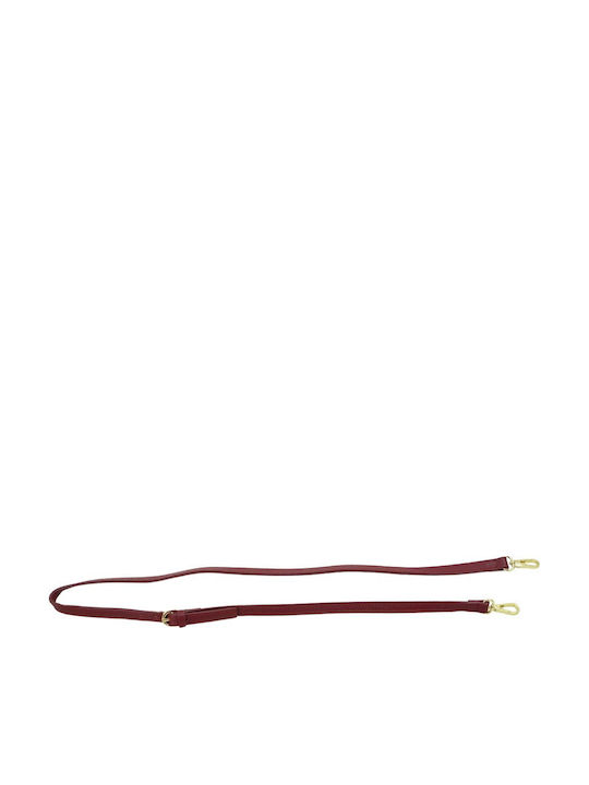 Leder Damentasche Schultertasche Rot