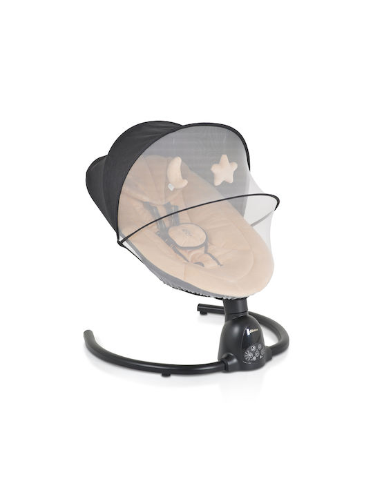 Moni Electric Baby Relax Swing Clarissa with Music Beige for Child up to 9kg