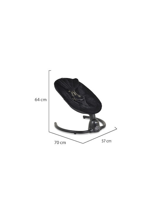 Moni Electric Baby Relax Swing Clarissa with Music Gray for Child up to 9kg