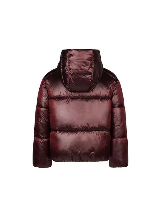 Save The Duck Kids Casual Jacket burgundy black
