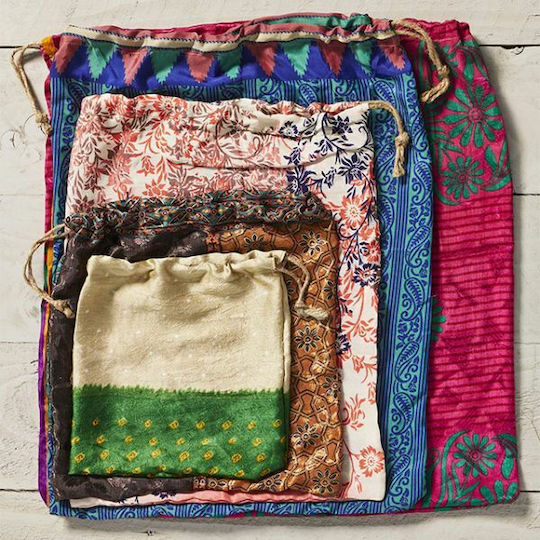 Synchronia Săculeț Din Țesătură Pentru Cadou 22x22cm (Diverse Modele/Culori)