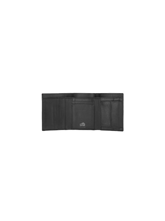 Reell Men's Leather Wallet Black