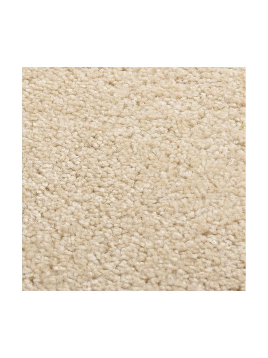 vidaXL Teppich Rechteckig Beige