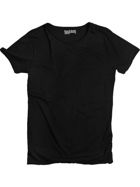 Herren Unterhemden BLACK 1Packung