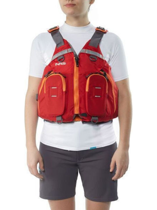 NRS Adults Life Jacket for Water Sports Red