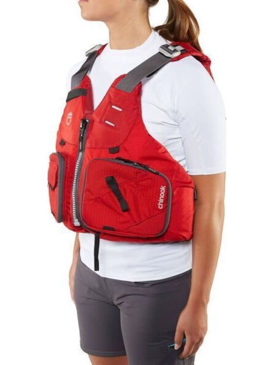 NRS Adults Life Jacket for Water Sports Red