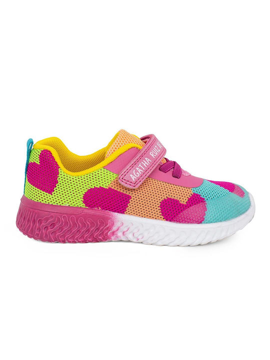 Agatha Ruiz De La Prada Παιδικά Sneakers Ανατομικά Πολύχρωμα