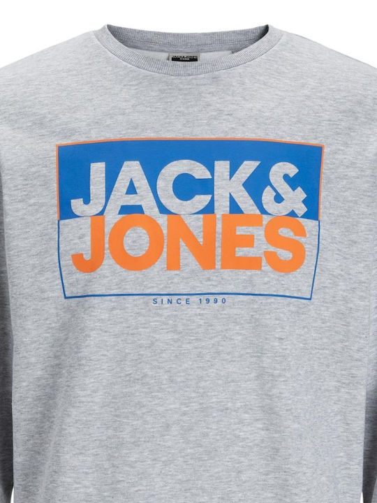 Jack & Jones Herren Sweatshirt Light Grey Melange