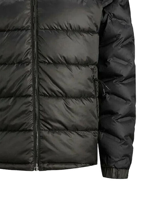 Jack & Jones Ανδρικό Χειμωνιάτικο Μπουφάν Puffer Μαύρο