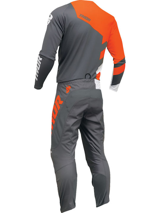 Thor Sector Kinder Motocross-Shirt Gray Farbe