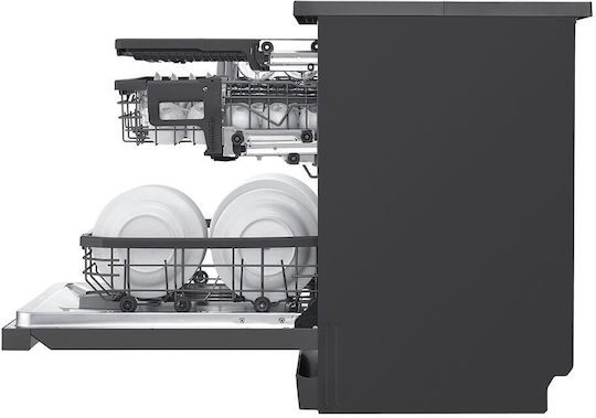 LG Mașină de spălat vase independentă cu Wi-Fi pentru 14 seturi de vase L60xÎ85cm Negru