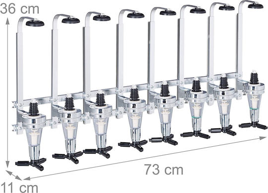Relaxdays Distribuitor de bere Plastic cu robinet 0.025lt