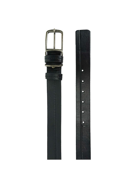 Bergman Men's Leather Belt Black