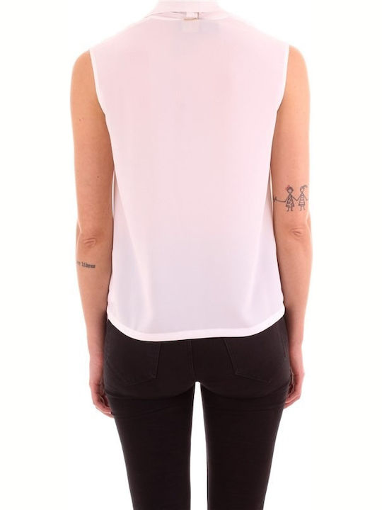 Liu Jo Τοπ Women's Blouse Sleeveless White