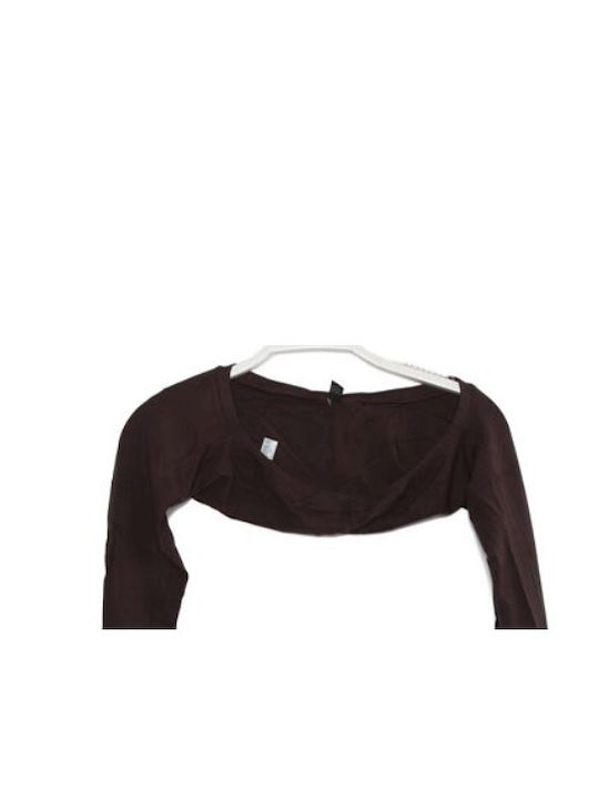 Minerva Women's Bolero Coffee