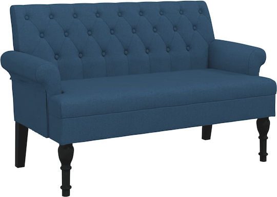 Canapea Cu Două Locuri Albastră 120x62x75,5cm